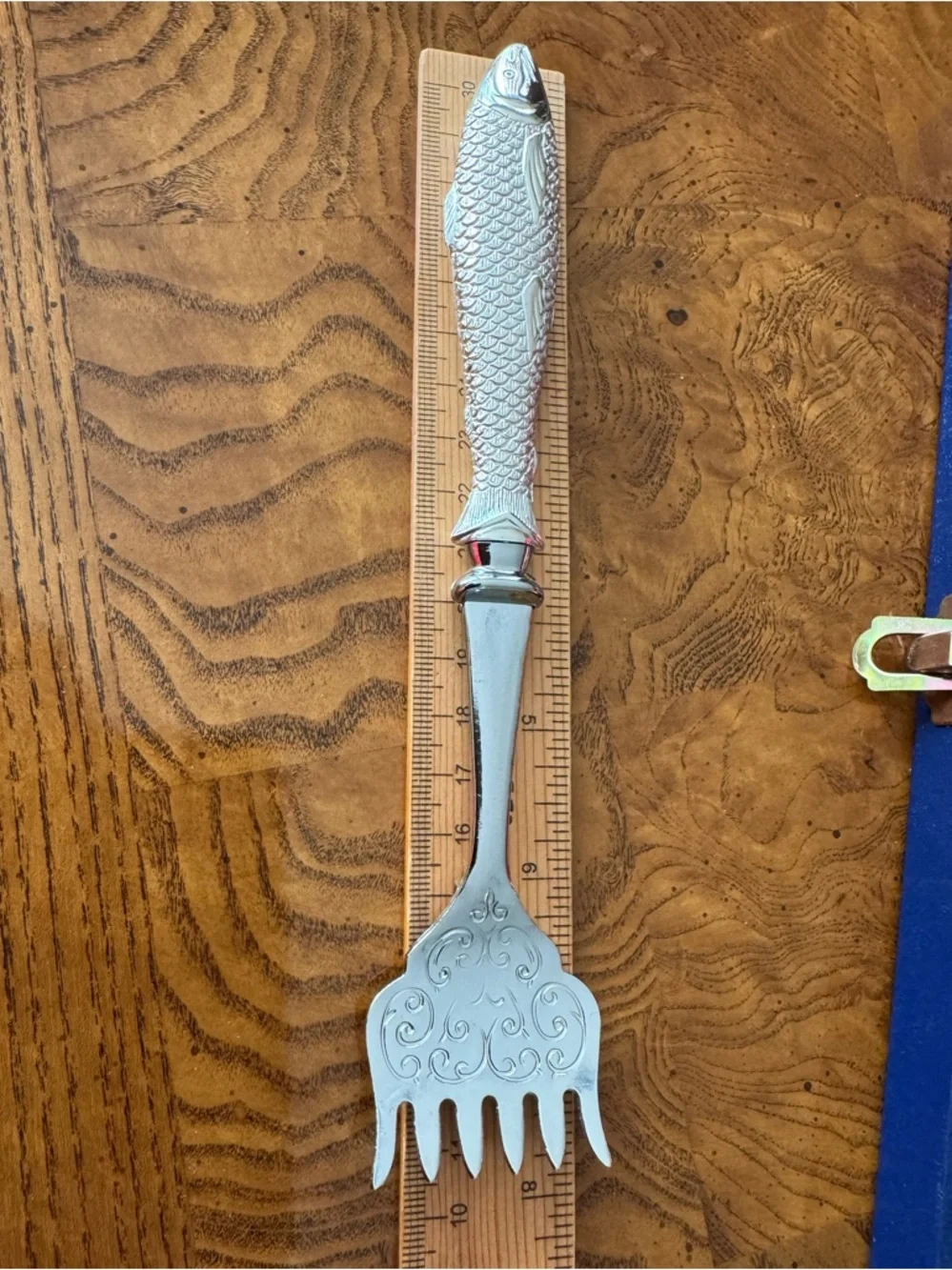 Vintage David Orgell Silver Plated 3-Piece Fish Serving Set - Japan